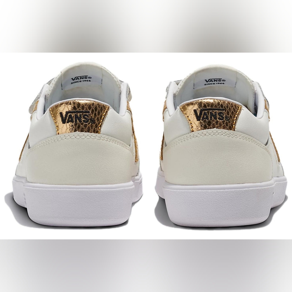 Vans Lowland Comfy Cush V Metallic Marshmallow/Gold Unisex Women's Shoes Size 7 - Picture 7 of 8